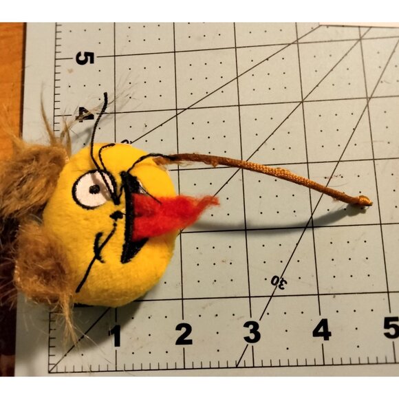 SmartyKat Emoji Wink Face Cat Toy Tease Tail Shabby Distressed - Picture 4 of 4